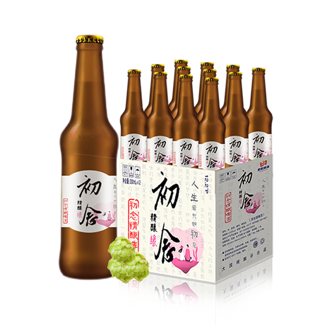 330ml12.2&#176;P初念精酿(整箱12瓶)