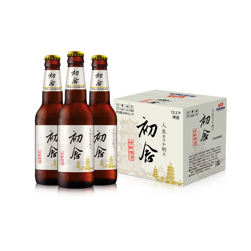 330ml12.2&#176;P初念精酿(整箱12瓶)